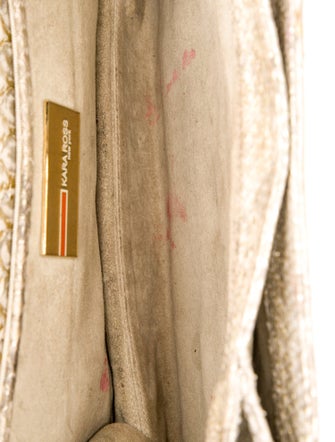 Kara Ross Python Clutch