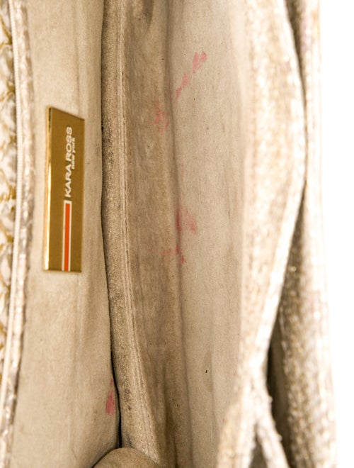 Kara Ross Python Clutch