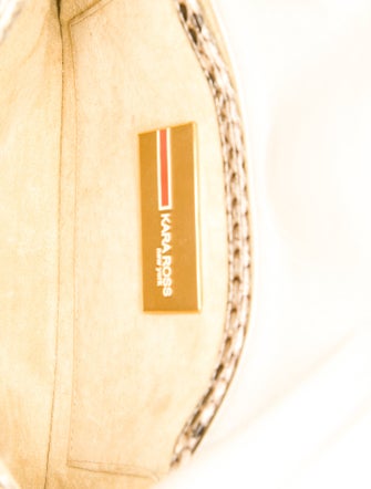 Kara Ross Snakeskin Clutch