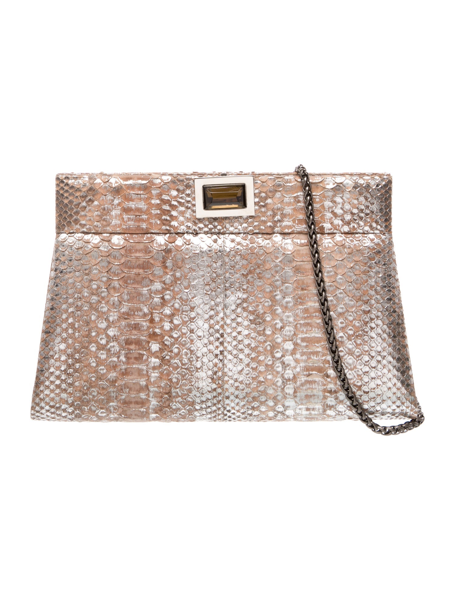 Kara Ross Python Shoulder Bag