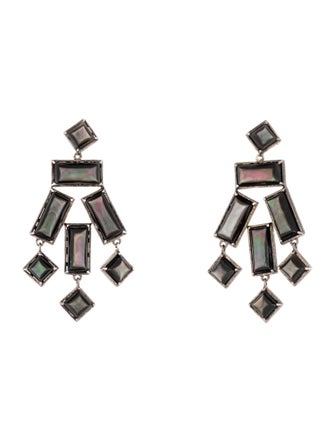 Kara Ross Mother of Pearl Drop Earrings