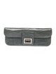 Kara Ross Embossed Leather Clutch