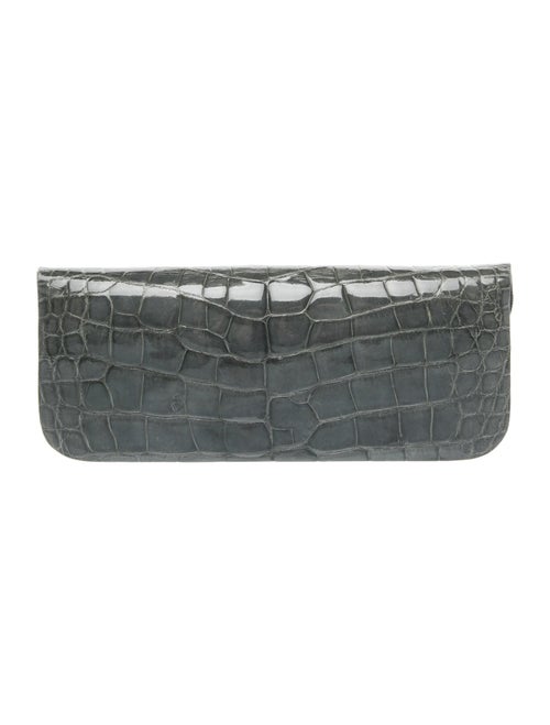 Kara Ross Embossed Leather Clutch