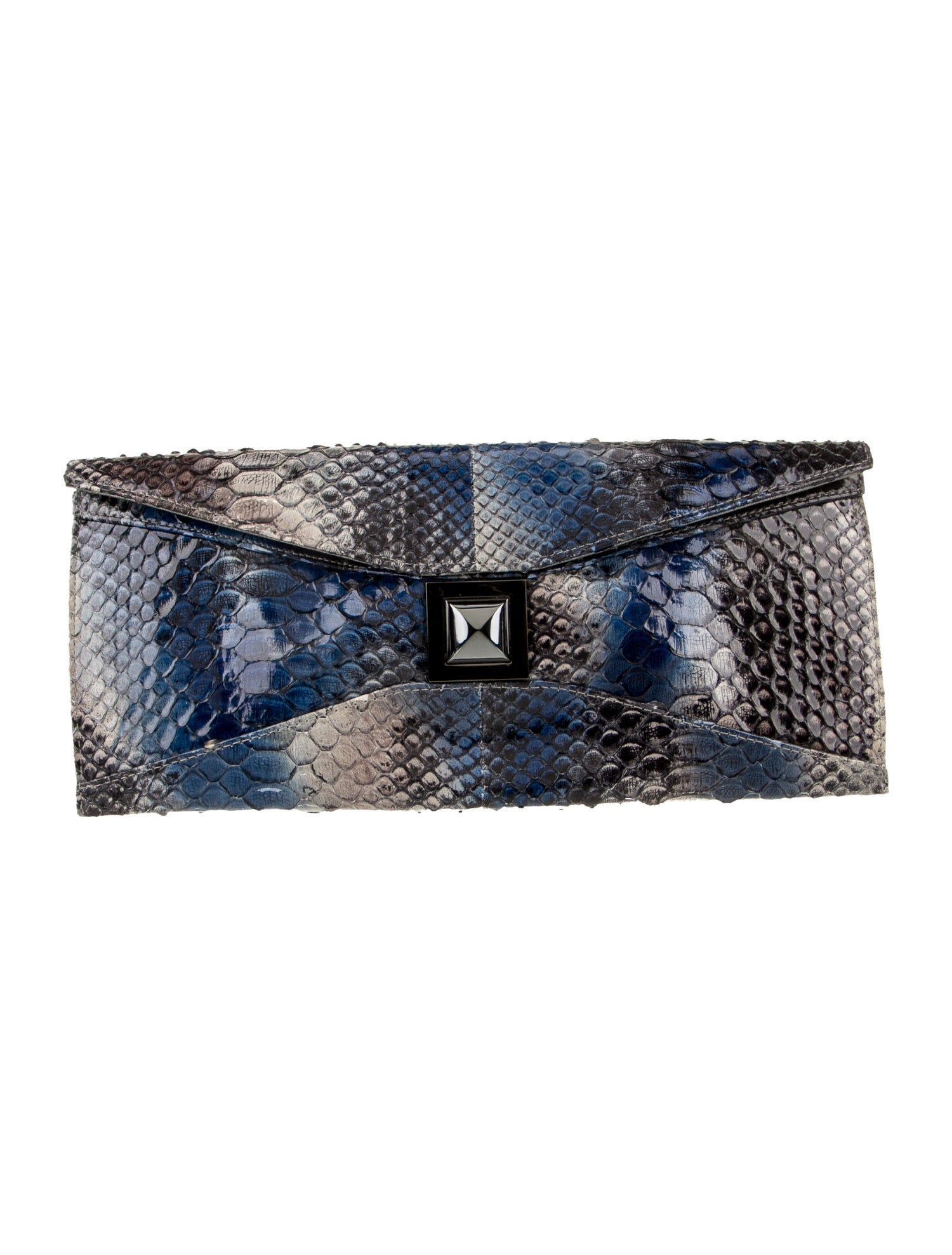 Kara Ross Snakeskin Clutch