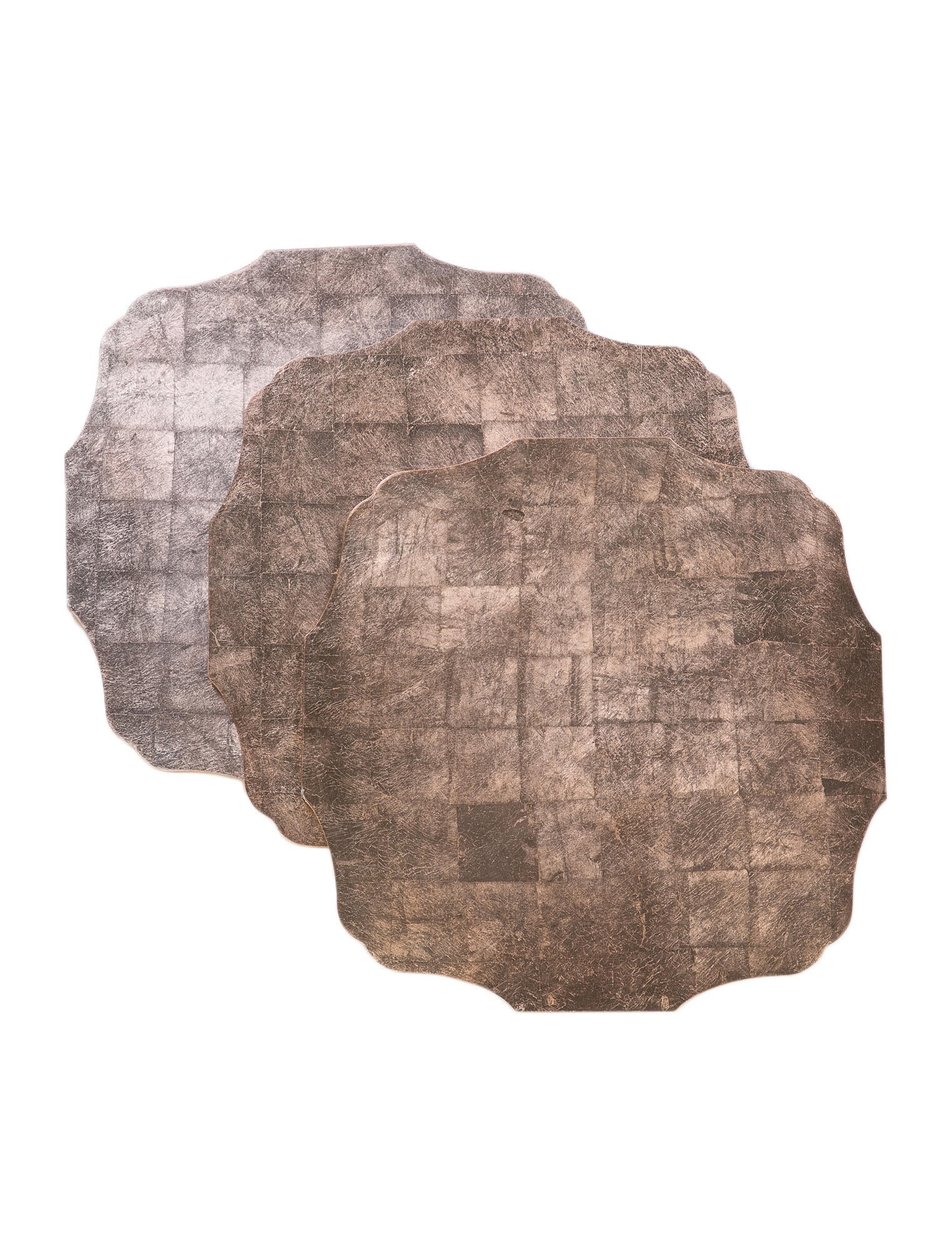 Kim Seybert Set of 4 Fez Placemats Gold Table Linens & Accessories, Tabletop & Kitchen