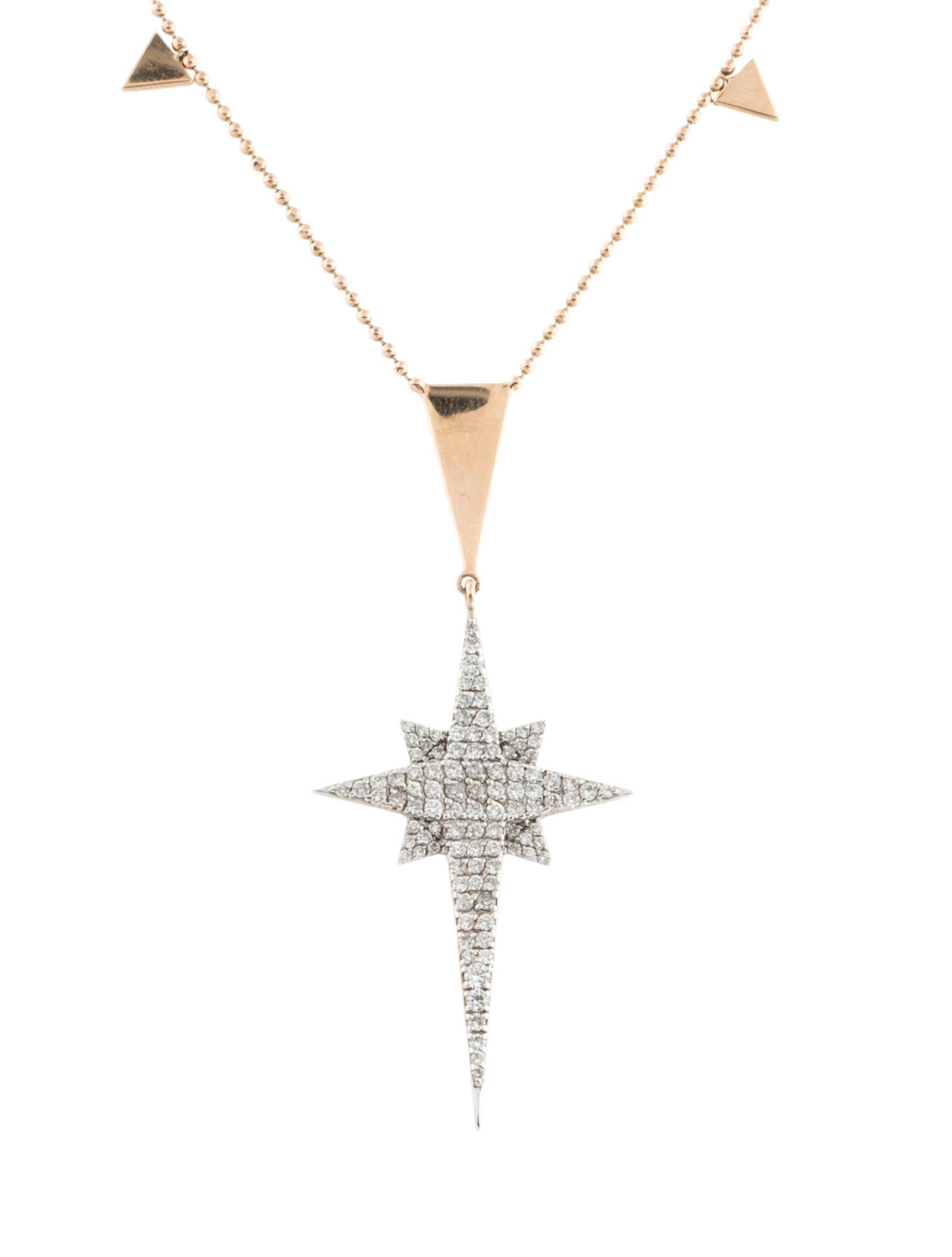 Kismet by Milka 14K Diamond Star Pendant Necklace Necklaces