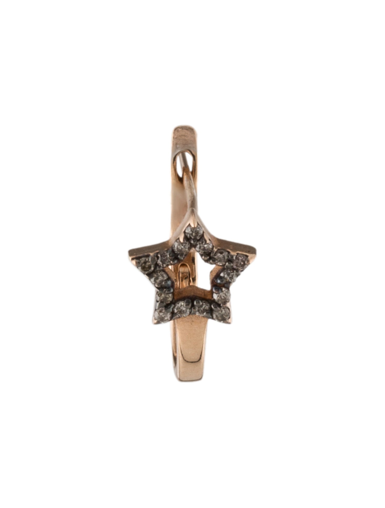 Kismet by Milka 14K Diamond Star Single Earring