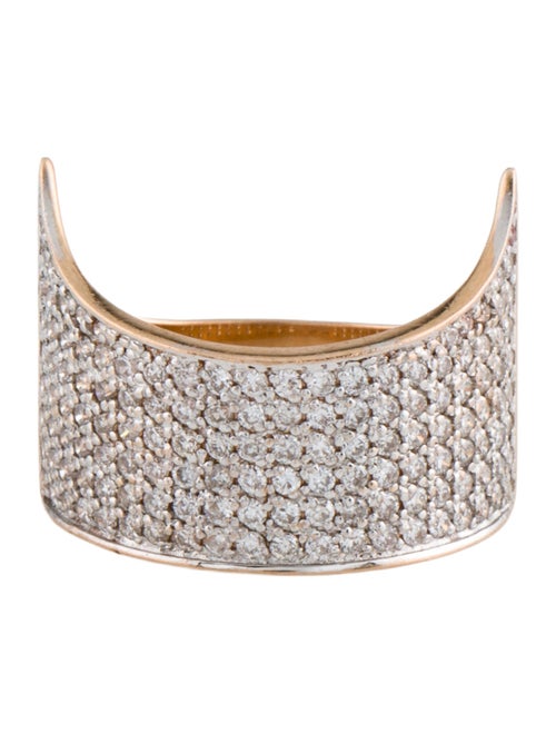 Kismet by Milka 14K Diamond Midi Knuckle Ring