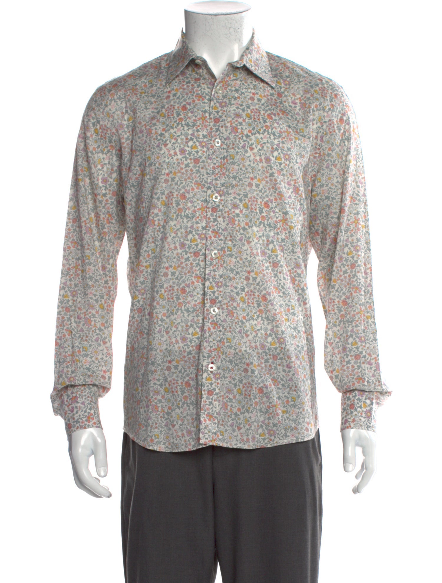 Kiwi Saint-Tropez Floral Print Long Sleeve Shirt