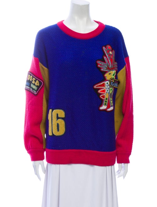 Kansai Yamamoto Wool Printed Sweater Wool