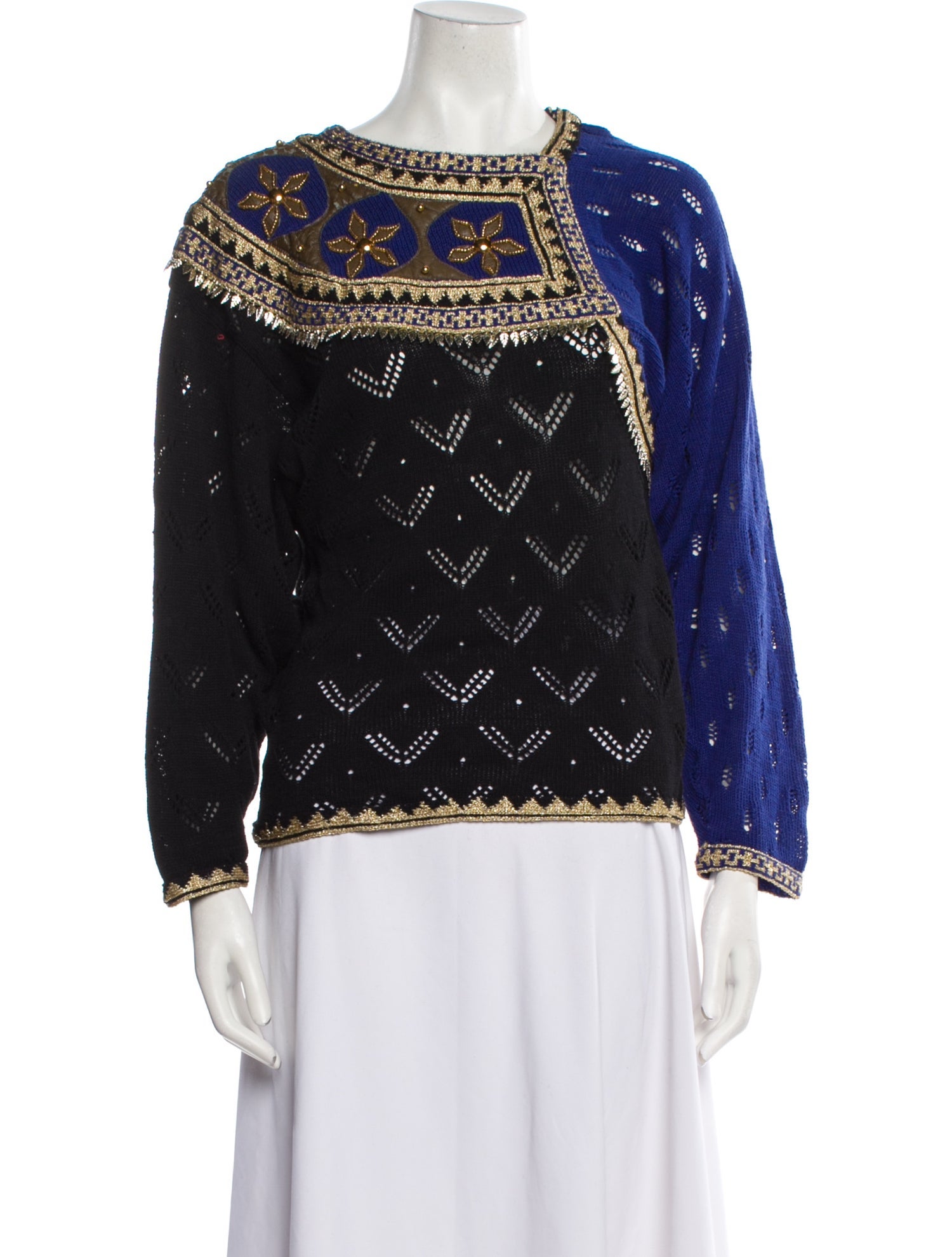 Kansai Yamamoto Nylon Printed Sweater