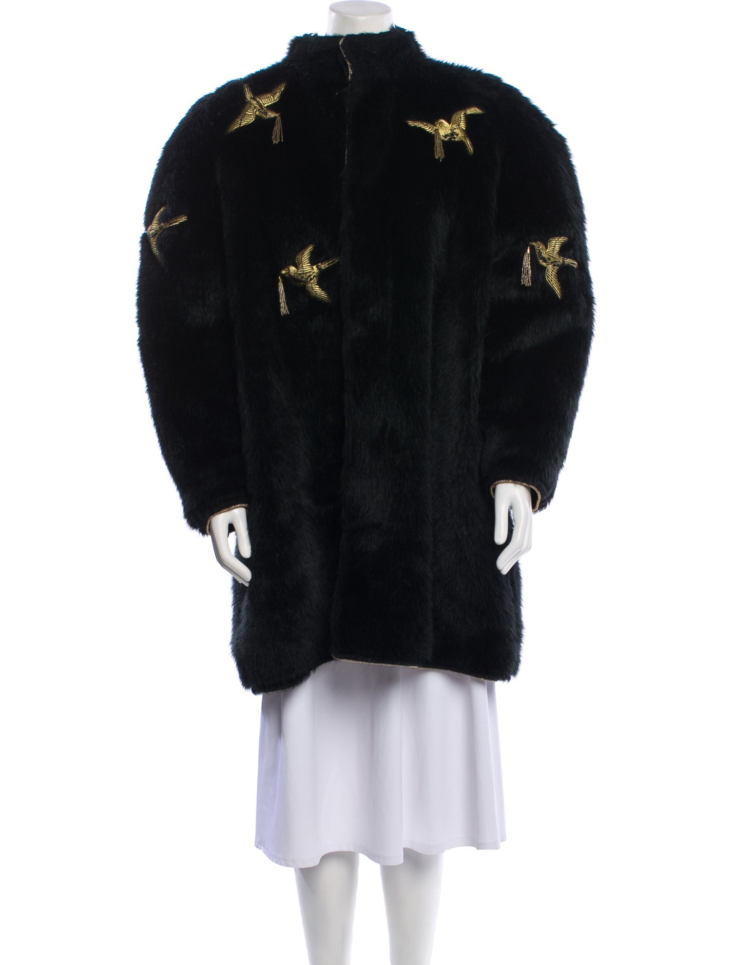 Kansai Yamamoto Vintage 1981 Faux Fur Coat