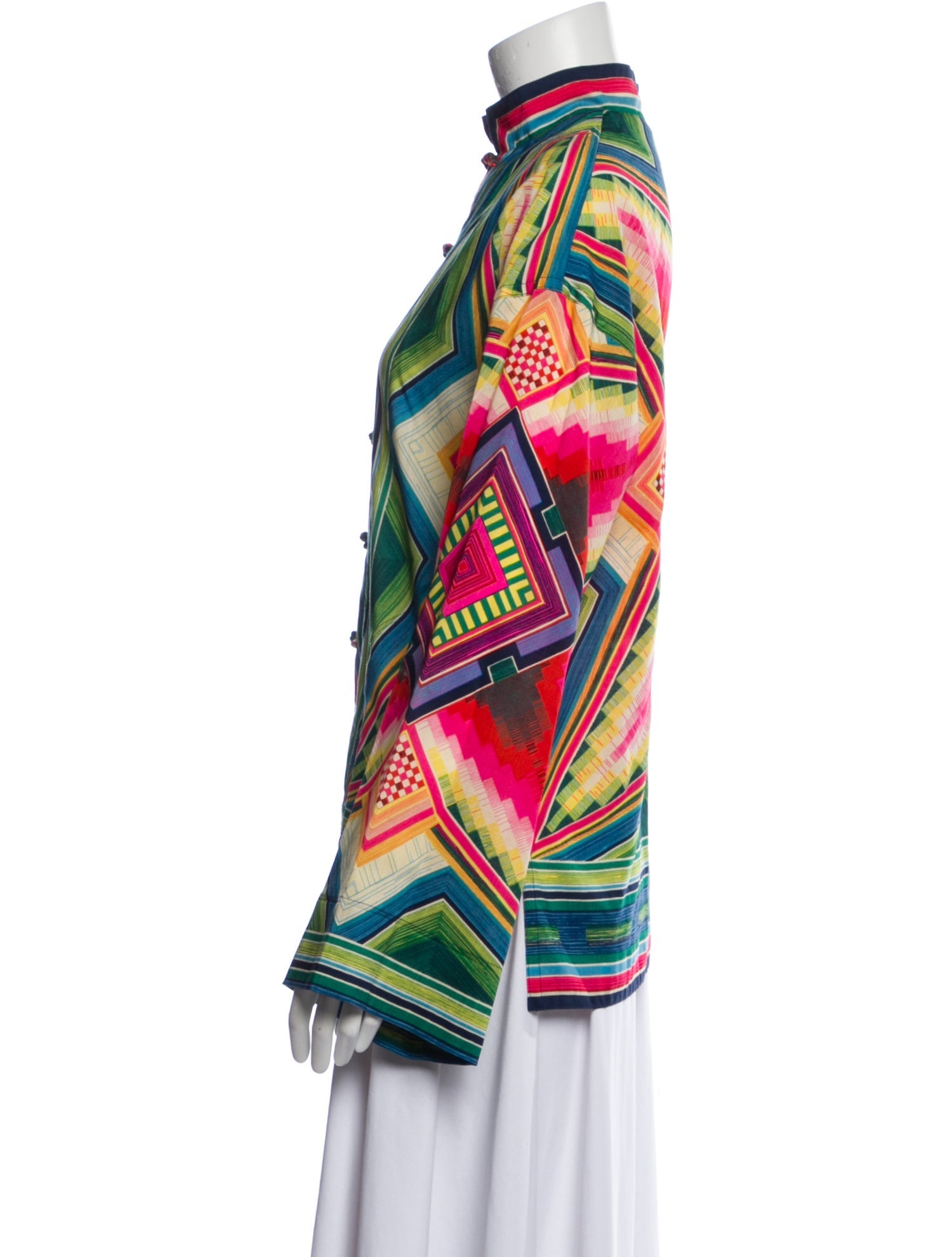 Kansai Yamamoto Vintage 1980's Button-Up Top