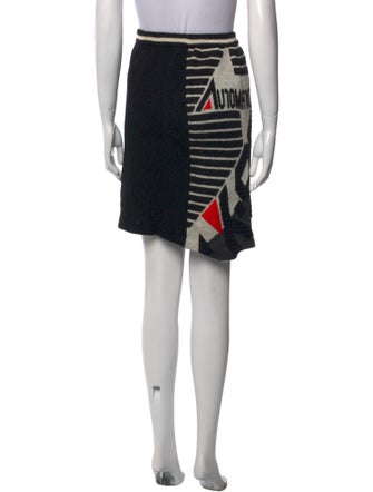 Kansai Yamamoto Printed Knee-Length Skirt