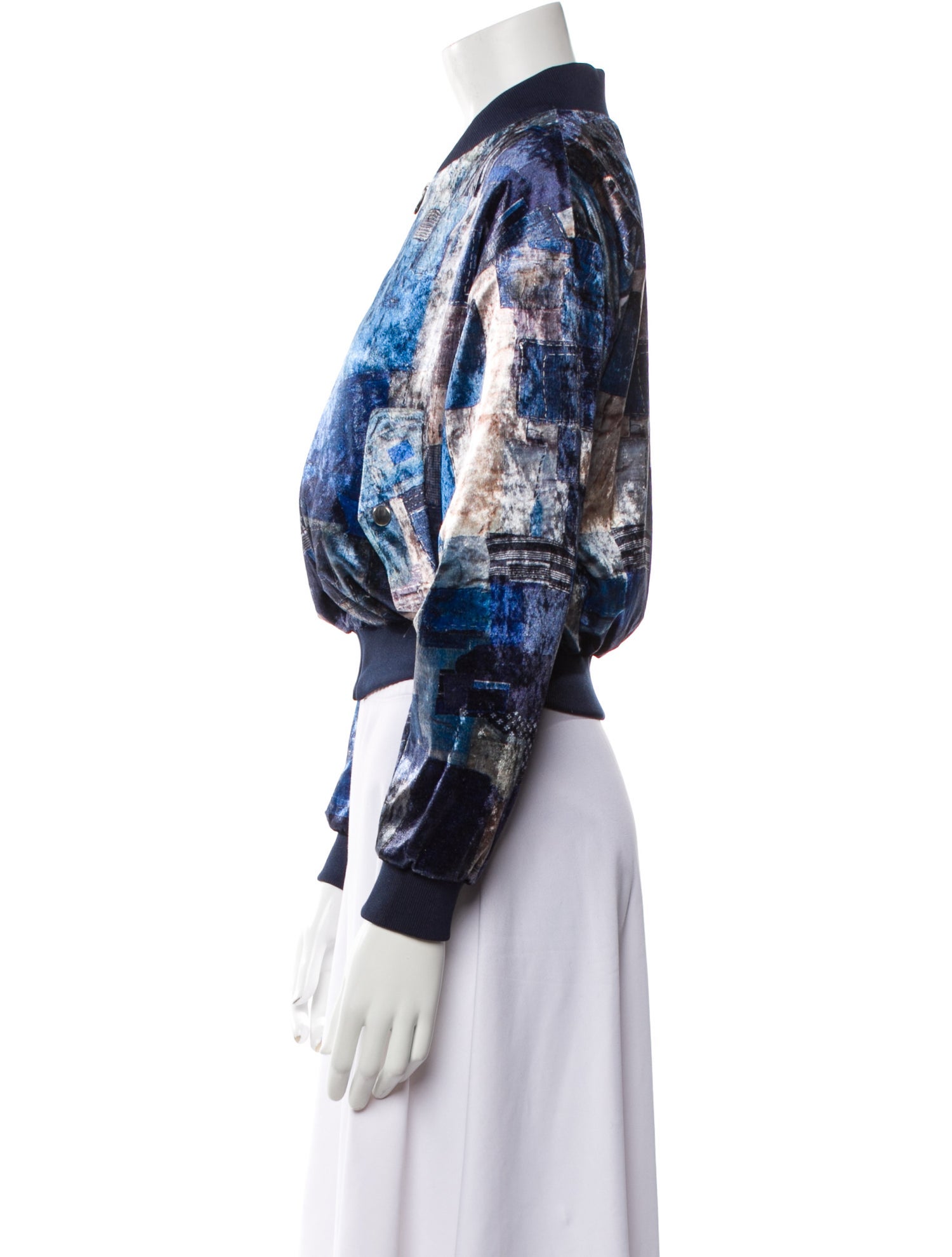 Kansai Yamamoto Vintage Printed Bomber Jacket