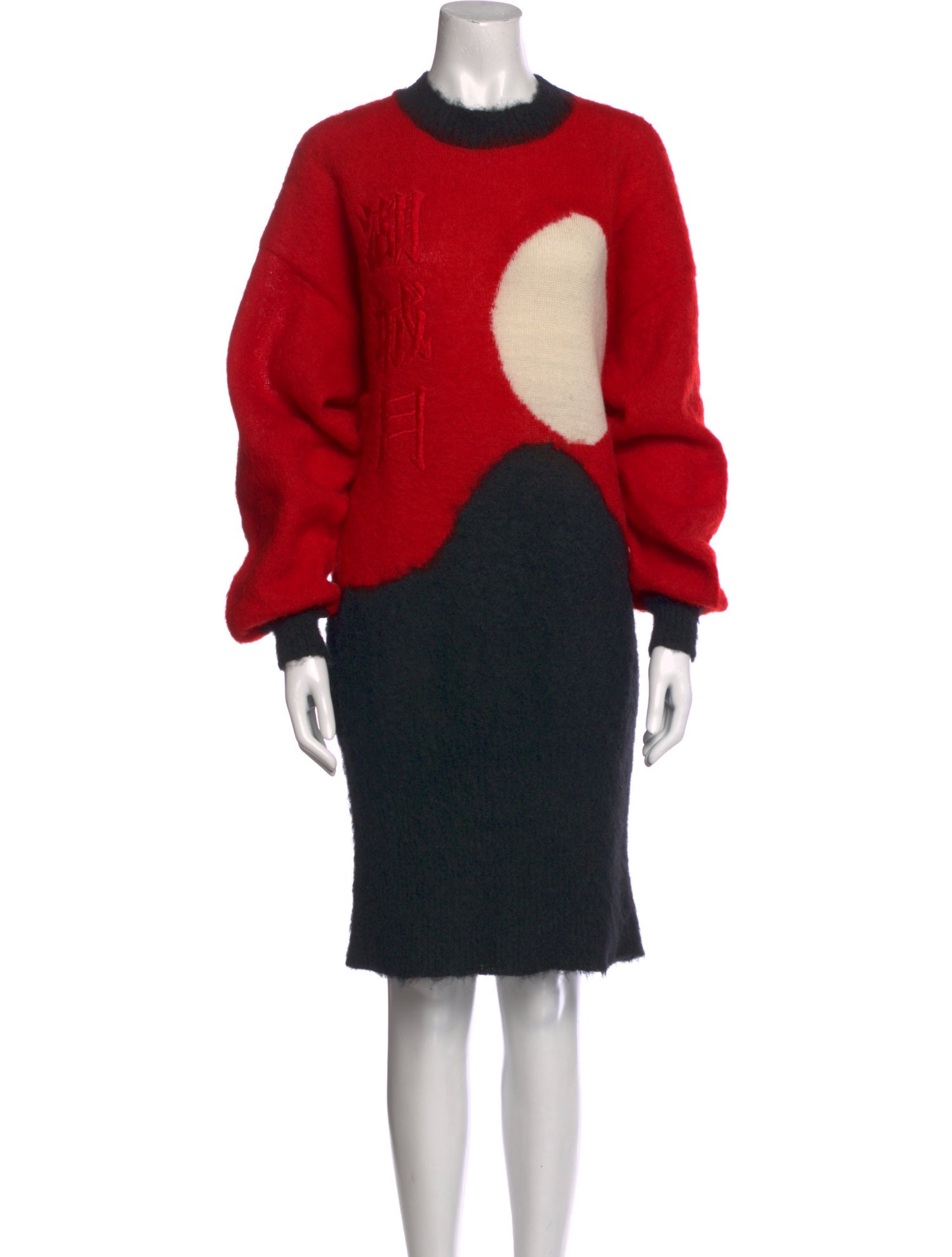 Kansai Yamamoto Vintage Knee-Length Dress