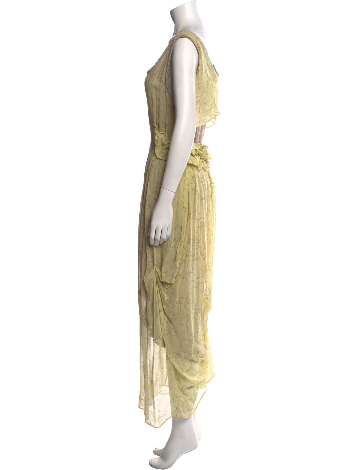 Kaat Tilley Scoop Neck Long Dress