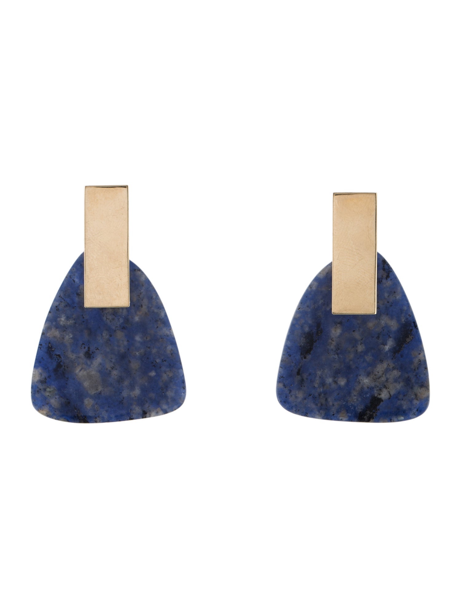 Kathleen Whitaker 14K Sodalite Drop Earrings
