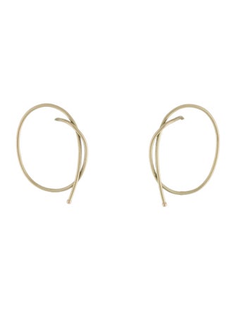 Kathleen Whitaker 14K Small Rope Earrings