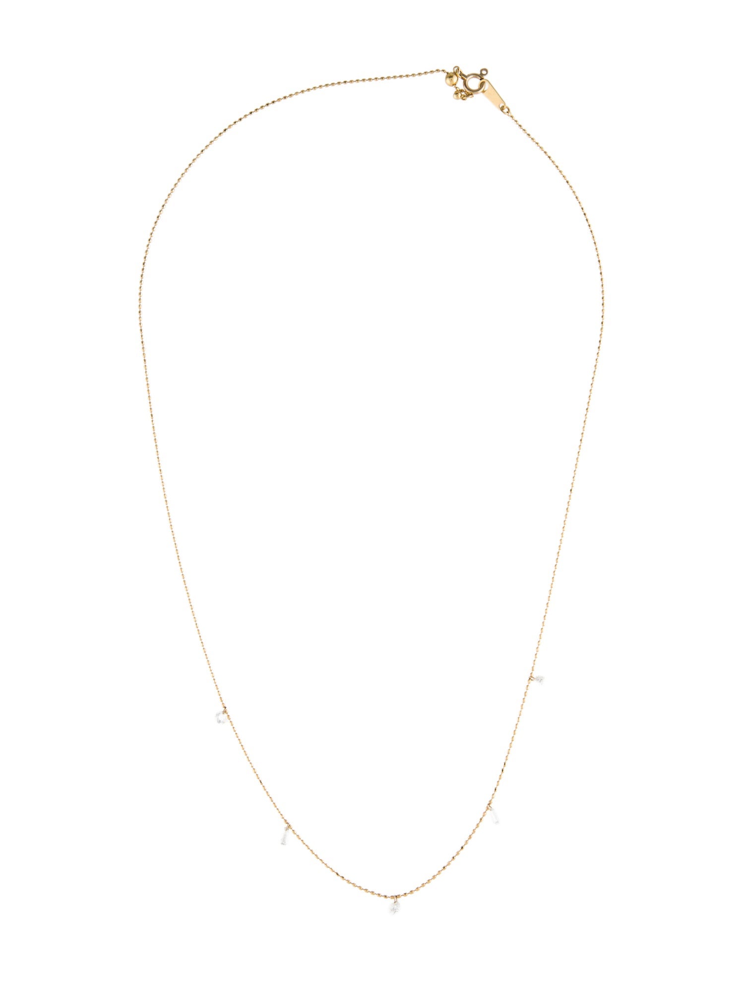 Kataoka 18K Diamond Station Necklace