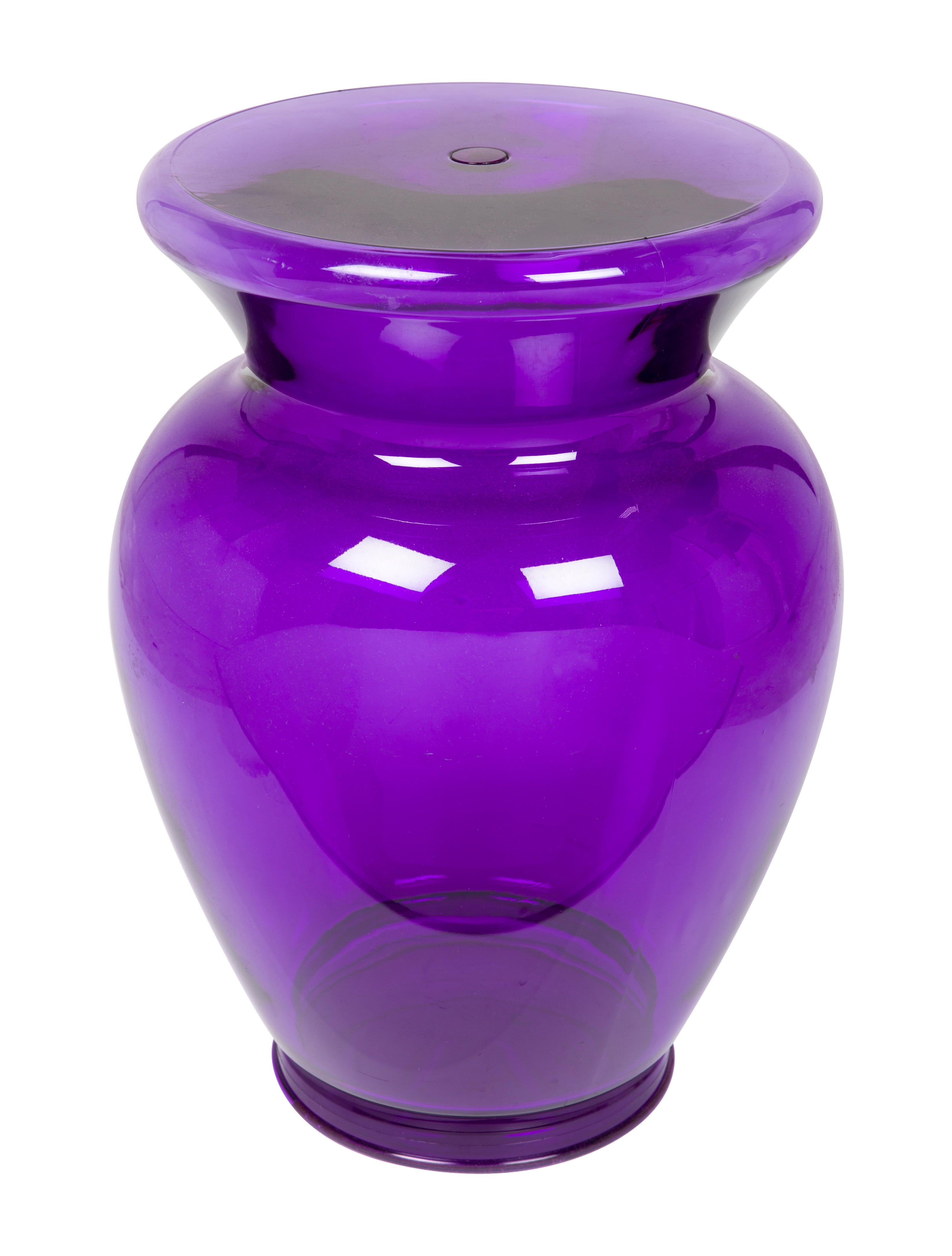 Kartell La Bohème Stool Purple Seating, Furniture KTL20278 The