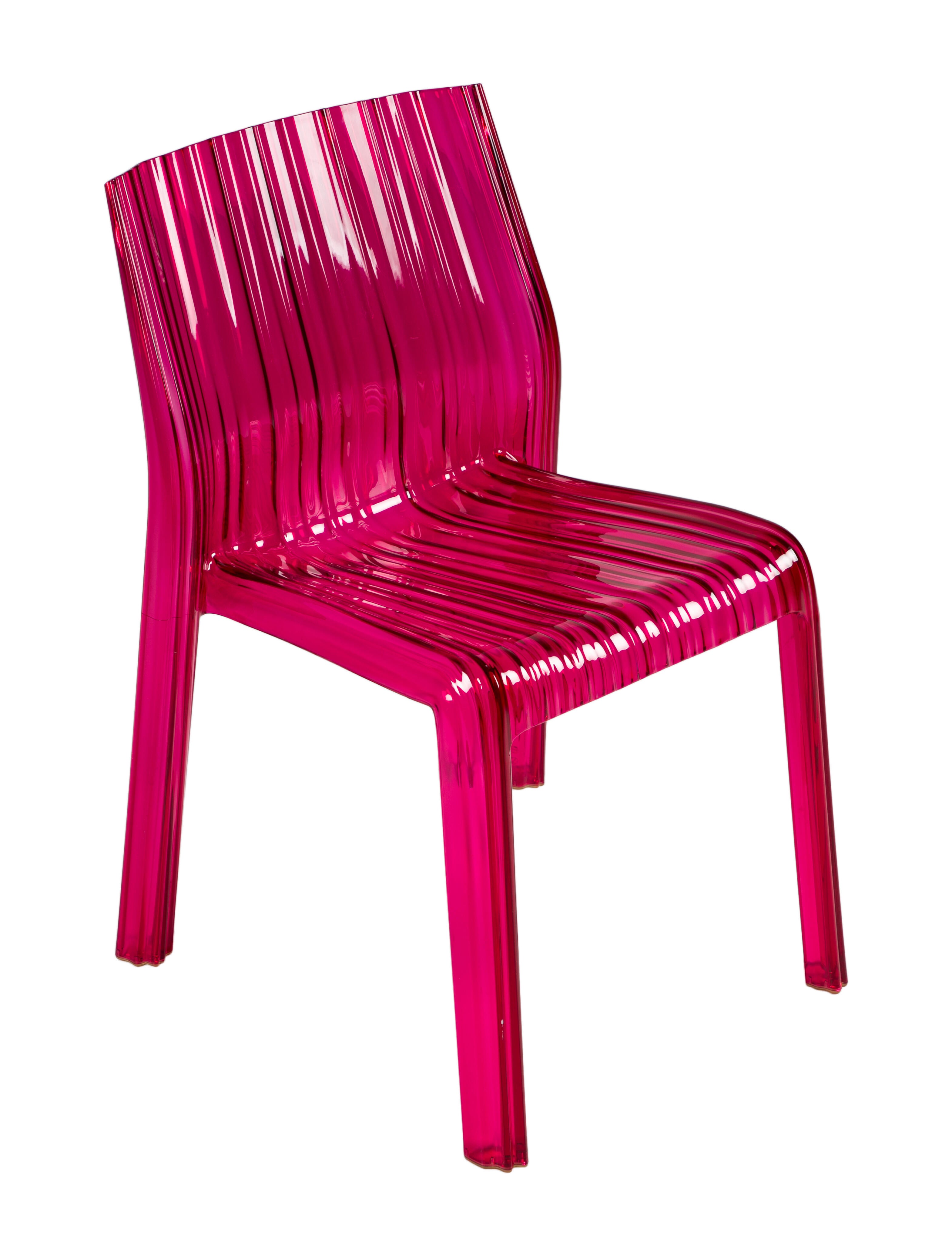 Kartell x Patricia Urquiola Frilly Chair Pink, 1 pieces Seating