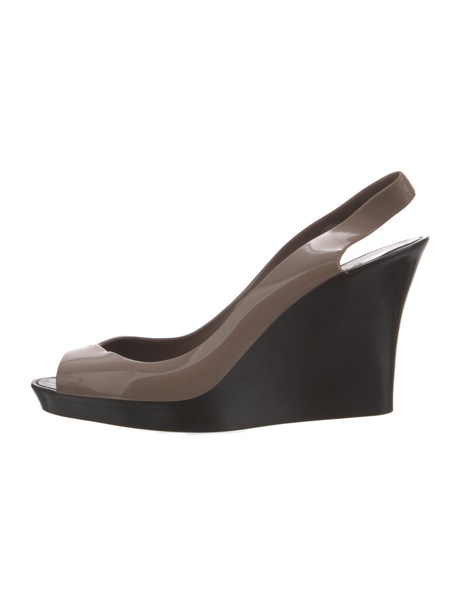 Kartell Rubber Slingback Pumps