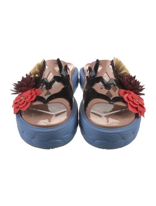 Kartell Rubber Colorblock Pattern Slides