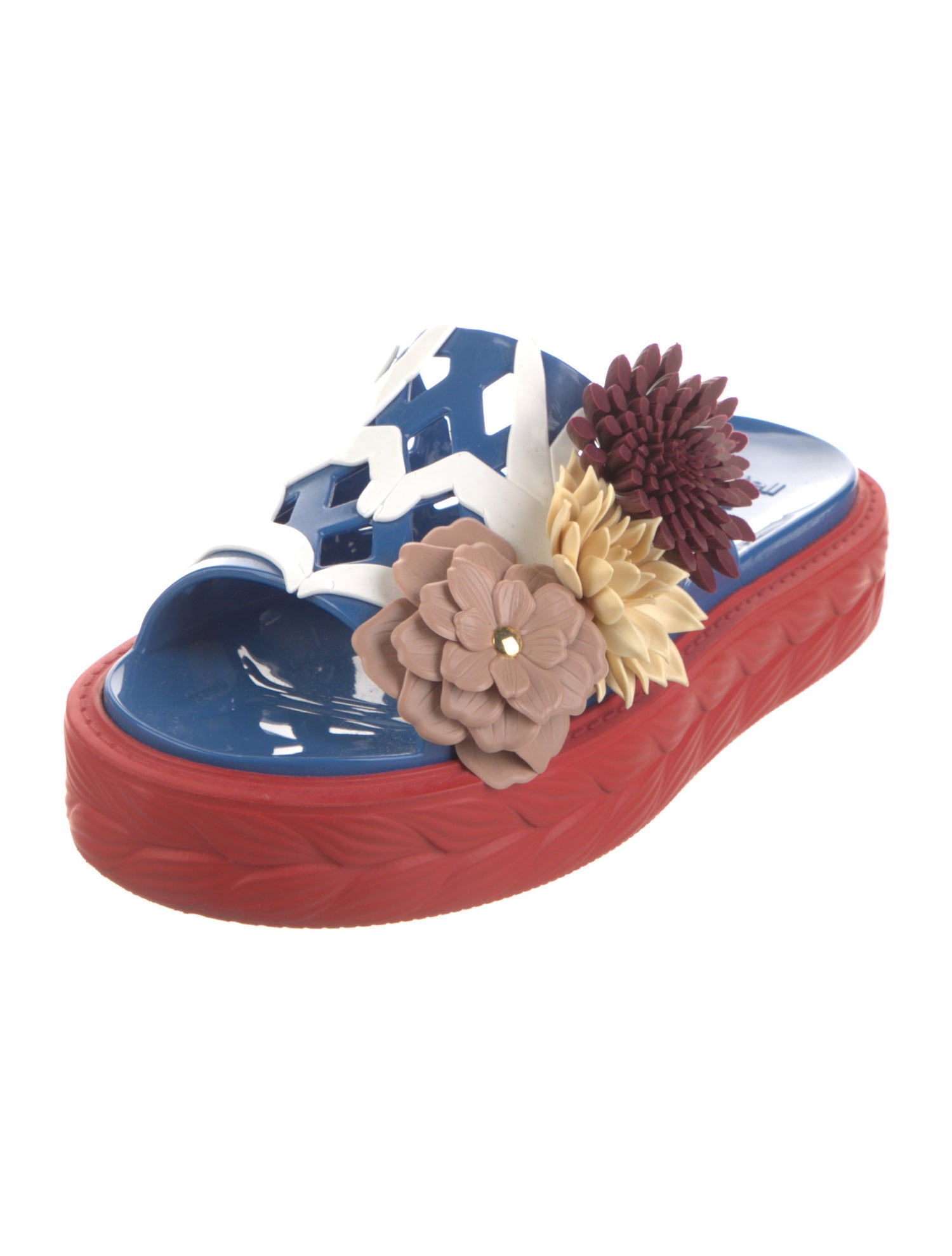 Kartell Rubber Floral Print Slides