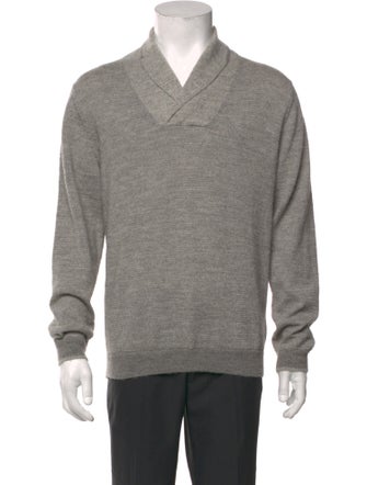 Kuna Alpaca V-Neck Polo Sweater