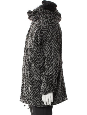 Kris Van Assche Striped Parka