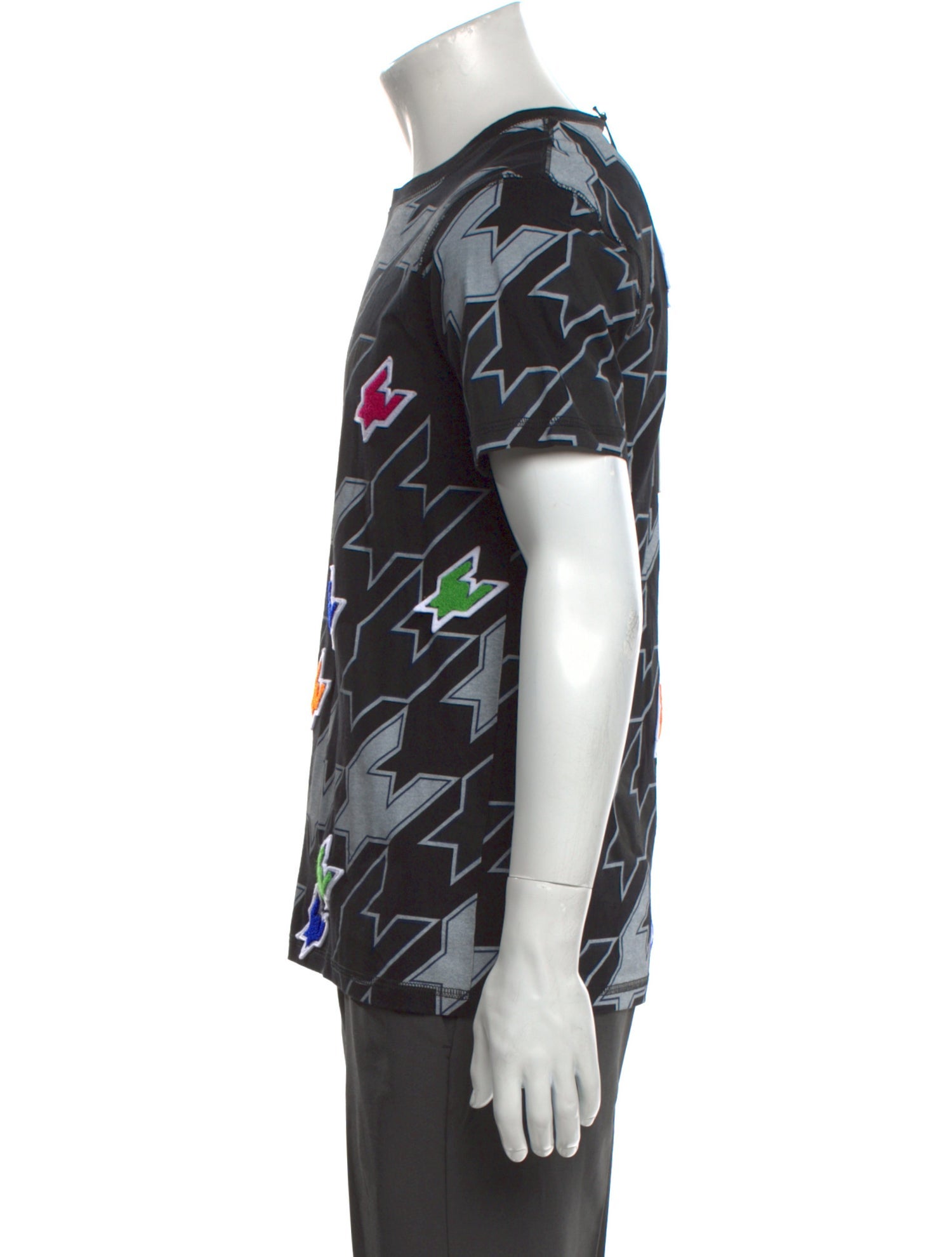 Kris Van Assche Printed Crew Neck T-Shirt w/ Tags