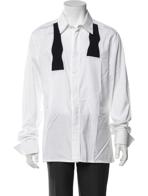 Kris Van Assche Colorblock Pattern Long Sleeve Shirt