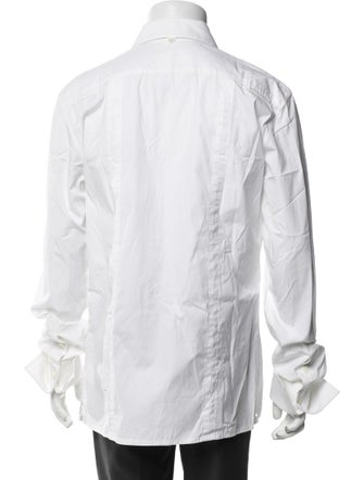 Kris Van Assche Colorblock Pattern Long Sleeve Shirt