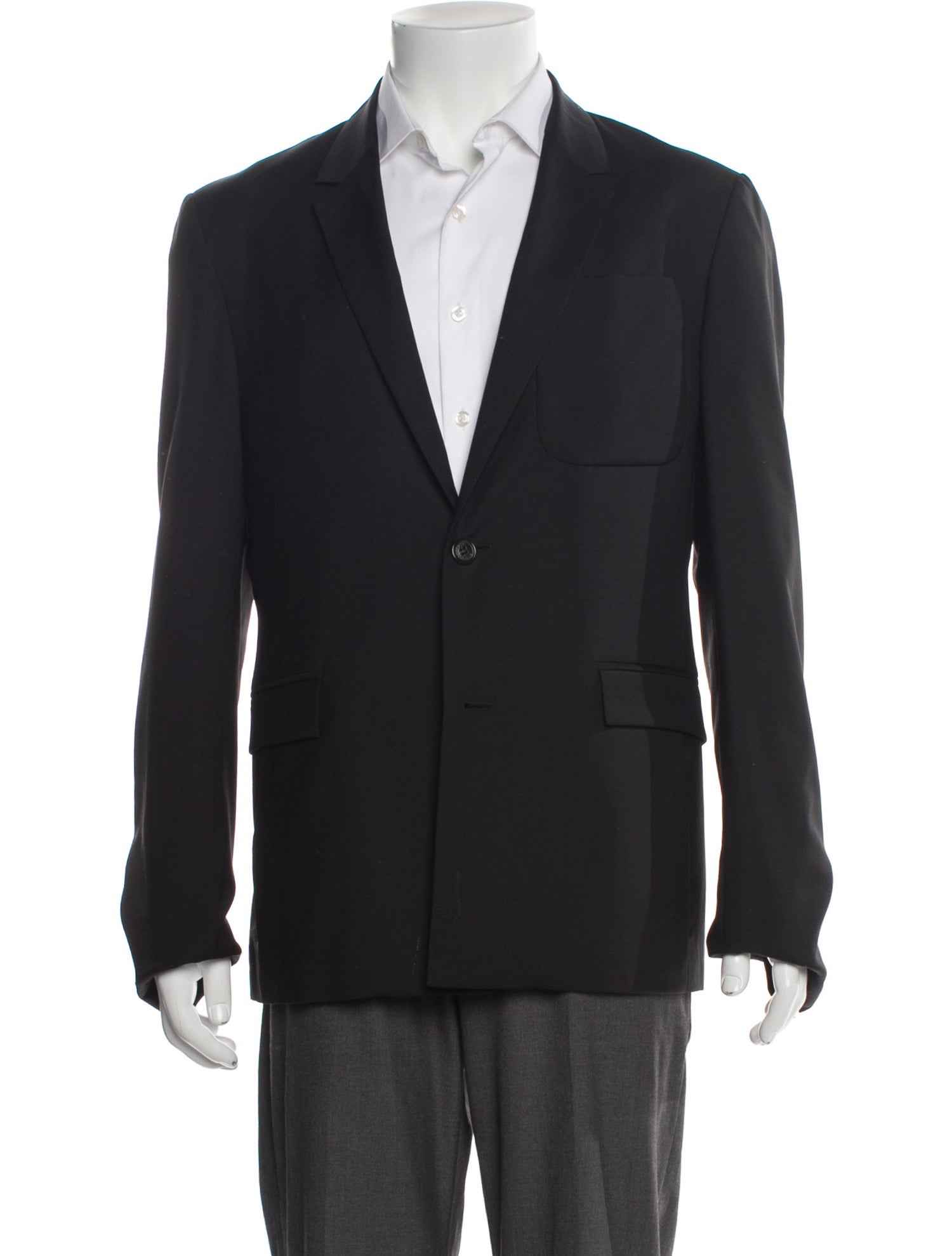 Kris Van Assche Wool Peacoat