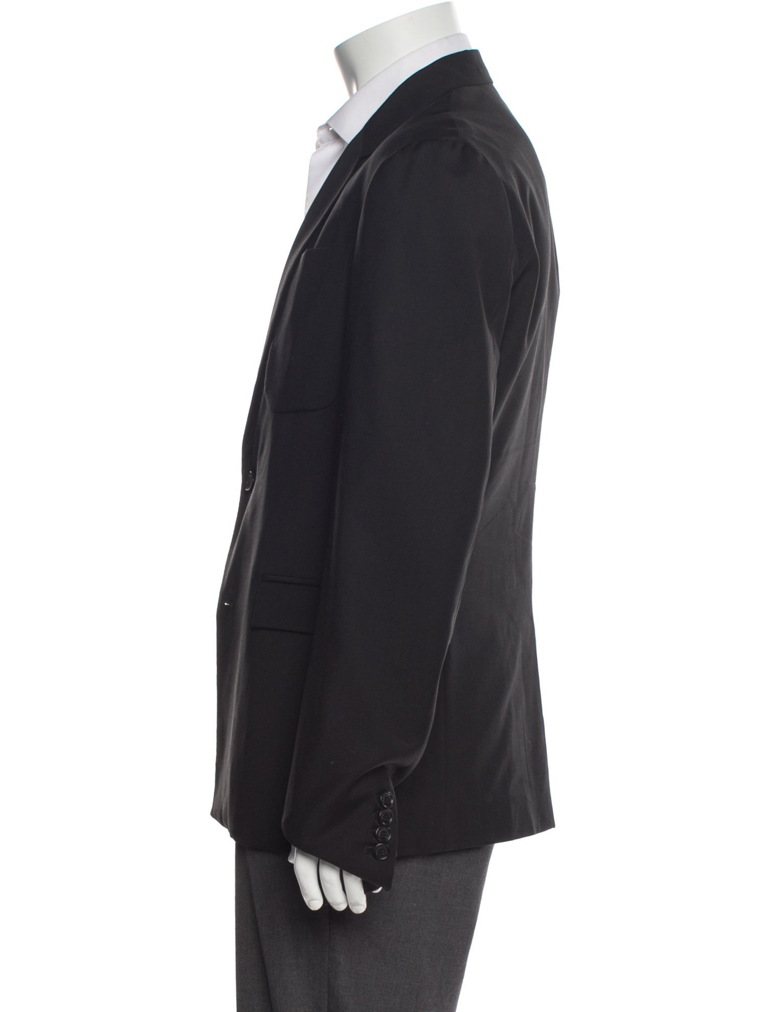 Kris Van Assche Wool Peacoat