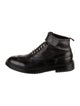 Kris Van Assche Leather Lace-Up Boots