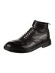 Kris Van Assche Leather Lace-Up Boots