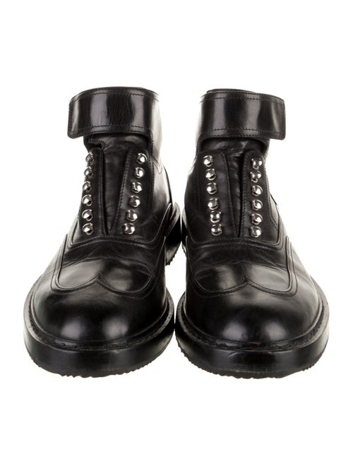 Kris Van Assche Leather Lace-Up Boots