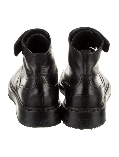 Kris Van Assche Leather Lace-Up Boots