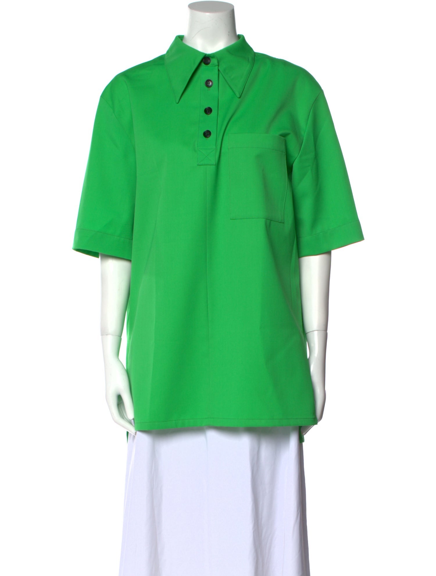 Kwaidan Editions Virgin Wool Three-Quarter Sleeve Tunic