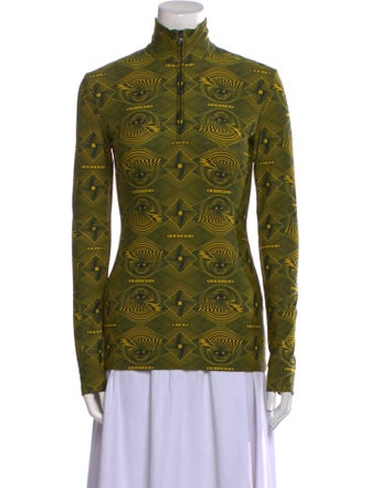 Kwaidan Editions Printed Turtleneck Top