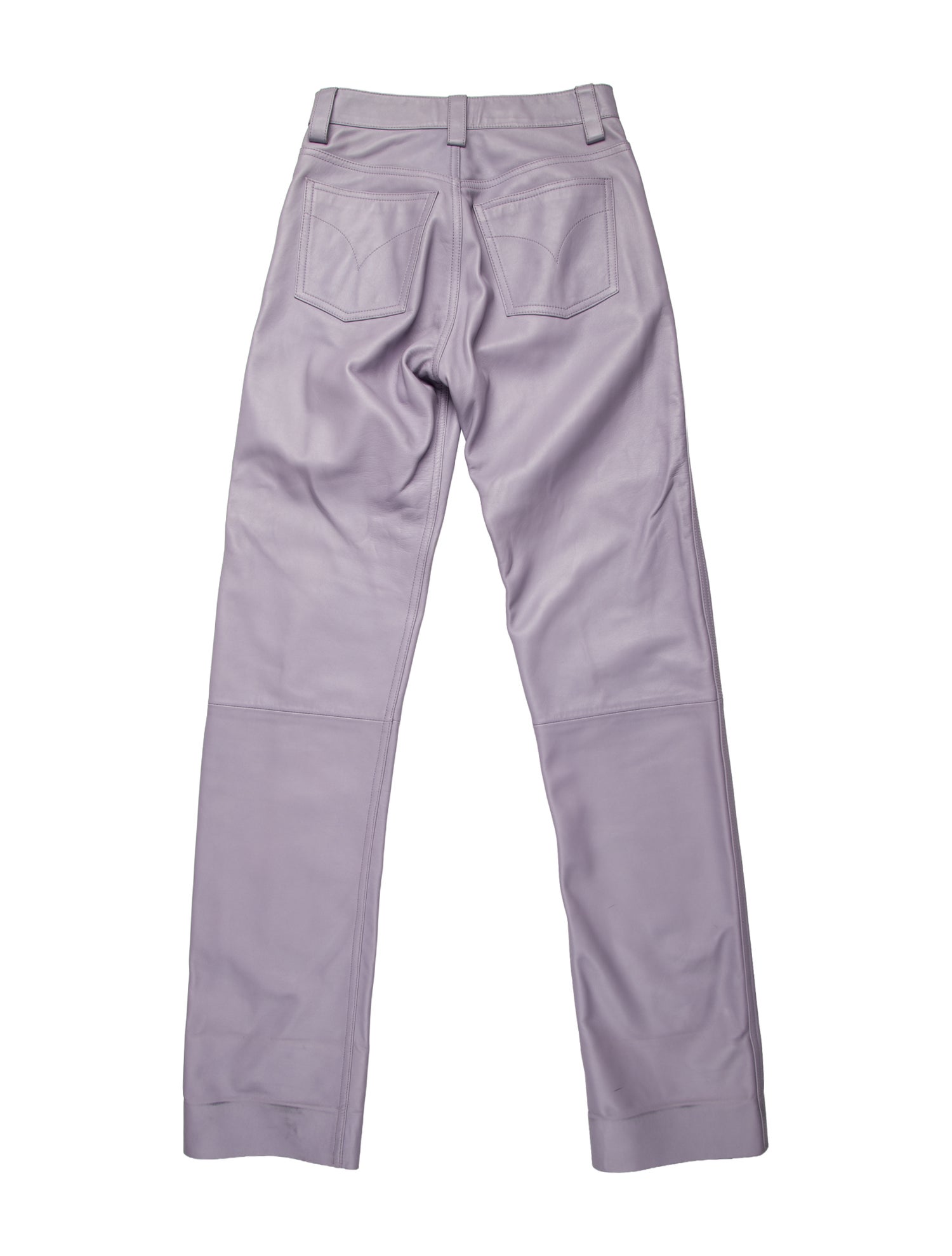 Kwaidan Editions Lamb Leather Straight Leg Pants
