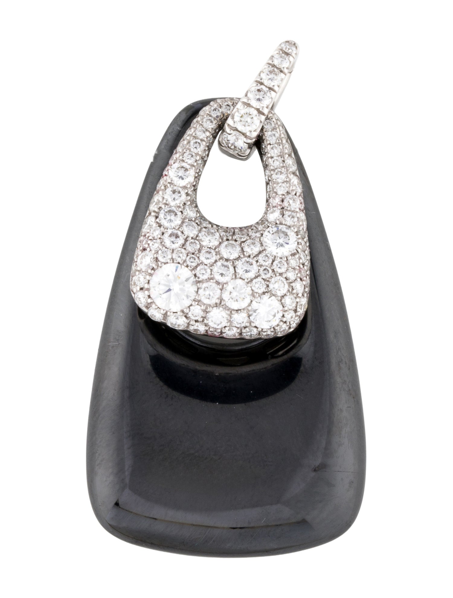 Kwiat 18K 1.12ctw Diamond & Ceramic Madison Avenue Pendant