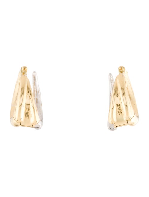 Kwiat Diamond Orbit Collection Hoop Earrings