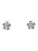 Kwiat 18K Diamond Flower Stud Earrings