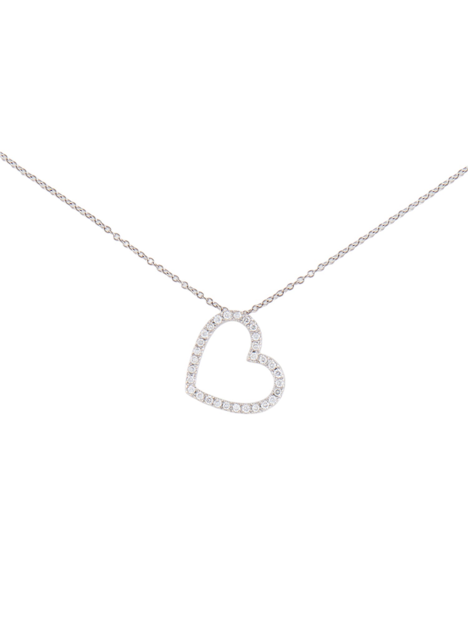 Kwiat 18K Diamond Heart Pendant Necklace