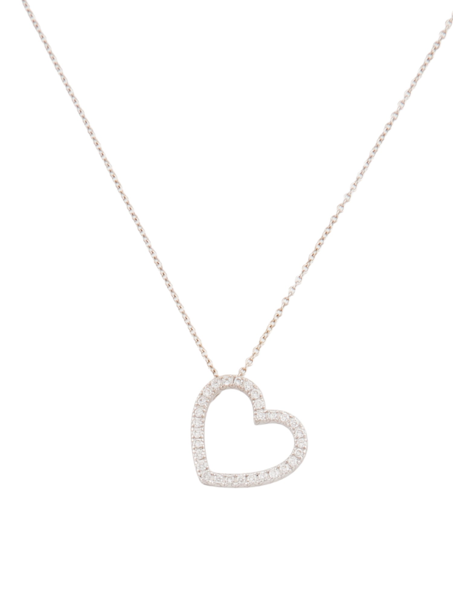 Kwiat 18K Diamond Heart Pendant Necklace