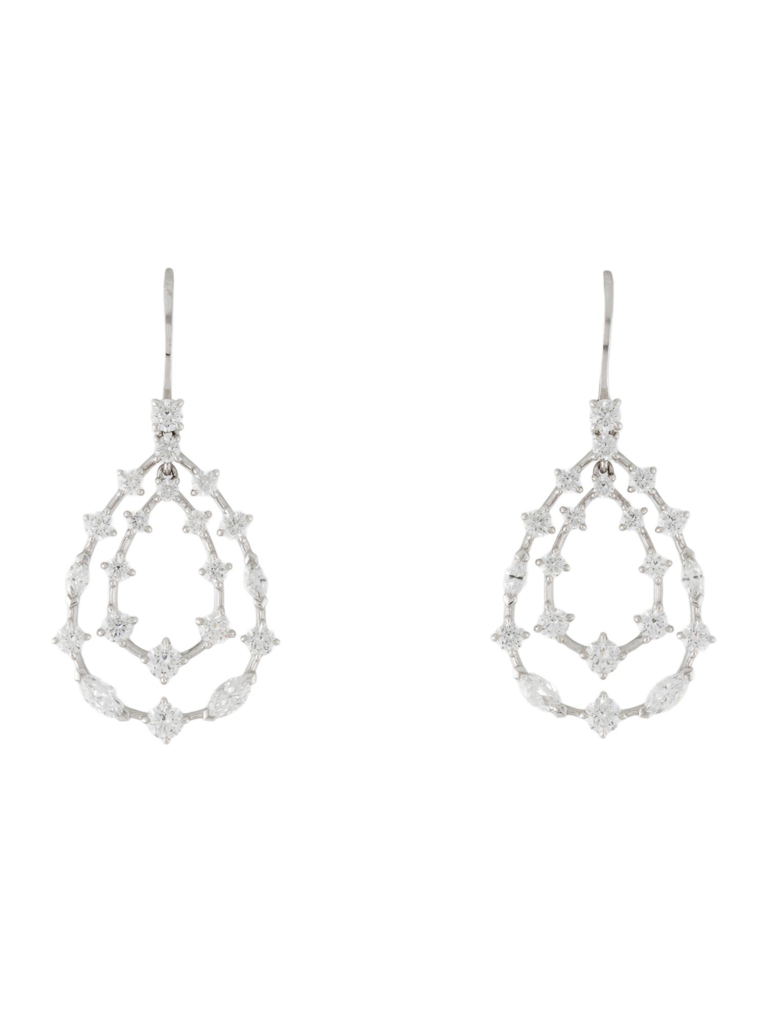 Kwiat 18K Diamond Drop Earrings