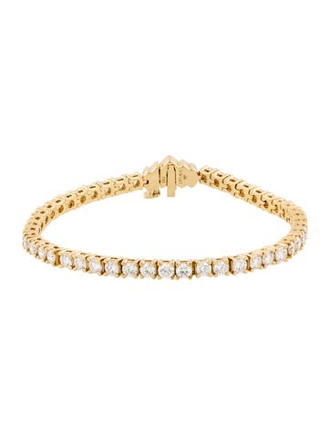 Pre-owned Kwiat 18k Diamond Tiara Line Bracelet, 6.25" In Multi